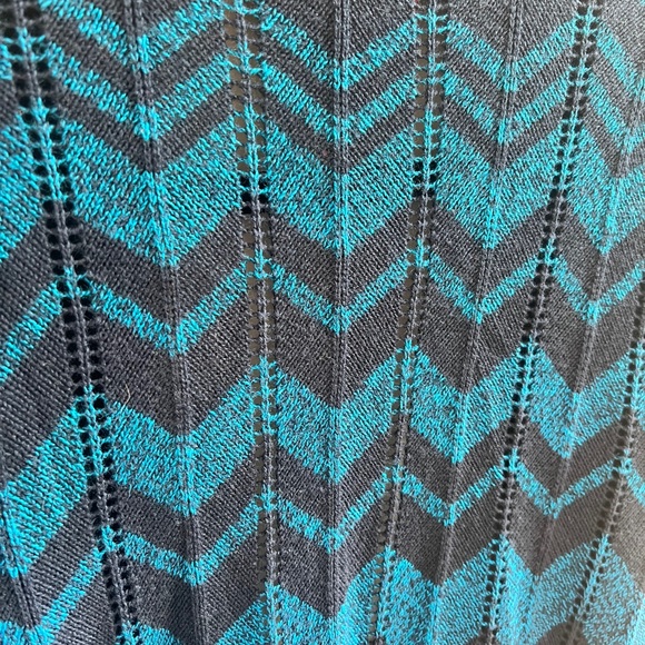 Missoni for Target Blue Zigzag Knit Cardigan Size - Picture 5 of 5